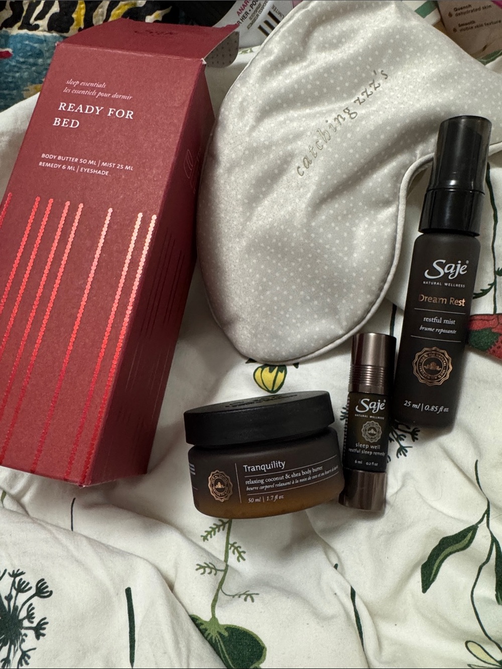 Saje Ready For Bed Sleep Essentials Set